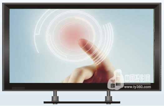 細化觸摸商用 美國優派55英寸觸摸大屏輕薄上市