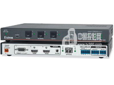Extron最新推出集成光纖發送器的三路輸入HDMI和VGA切換器
