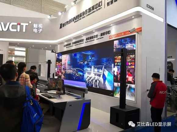 智慧安防新趨勢丨艾比森專業安防顯示閃耀安博會