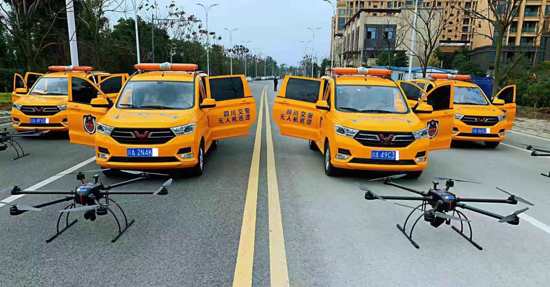 5G+無人機大華助力蓉城交警“空中”執勤
