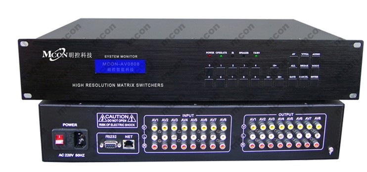 MCON(����)�ӿھ��:AV����ГQ��MCON-AV0808